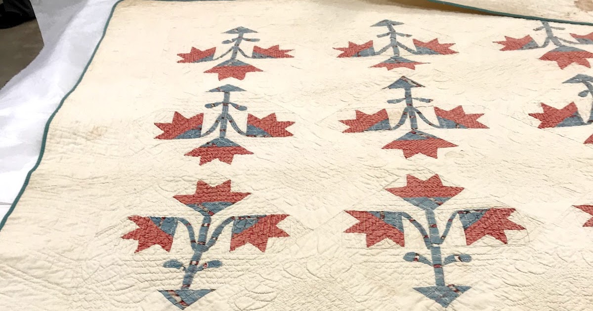 Textile Time Travels Quilt Travels in Kansas mid 1800s Quilt fabric