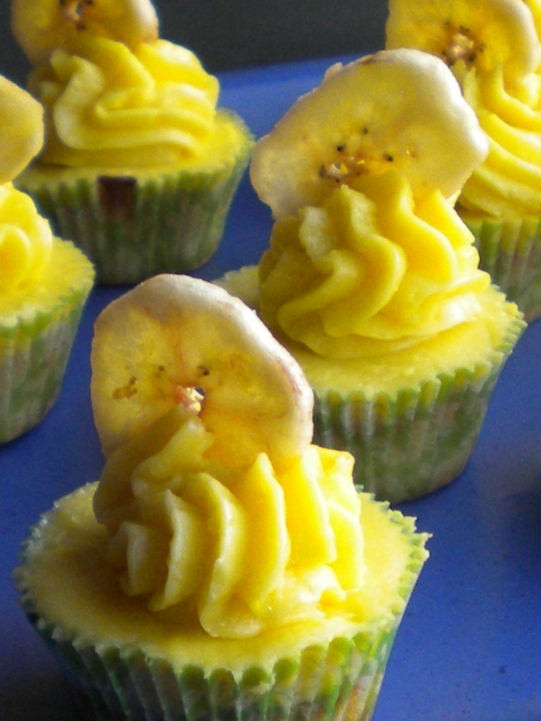 VACAPACA CUPCAKES DE PLATANO PARA EMPEZAR EL 2012!!!