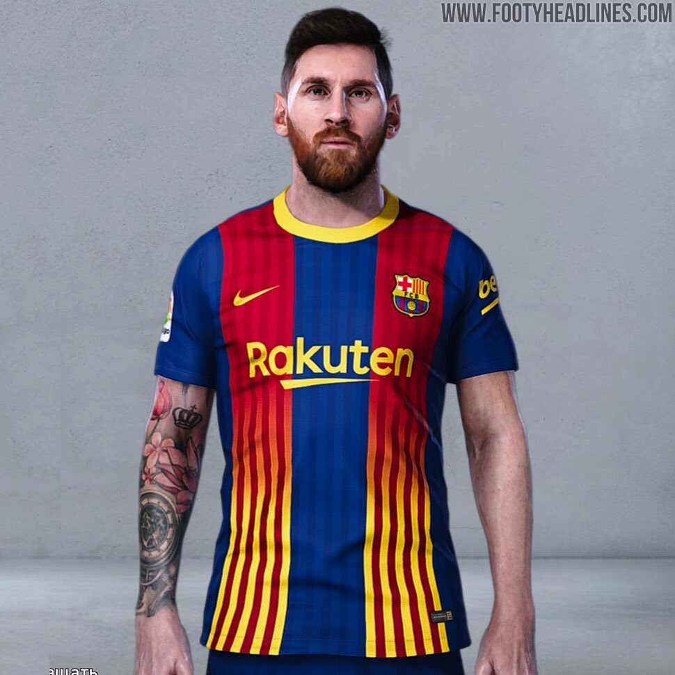 FC Barcelona 20-21 Viertes Trikot geleakt - Blaugrana ...