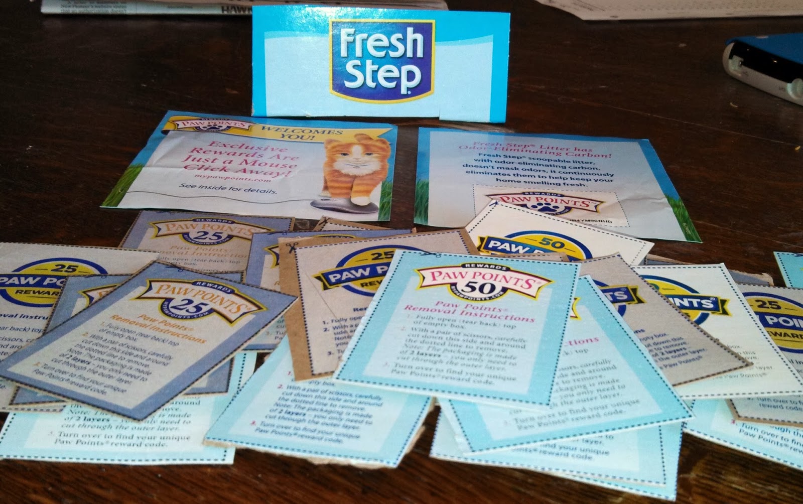 Fresh Step Paw Points Codes