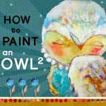 I'm in How to paint an owl 2 by Juliette Crane
