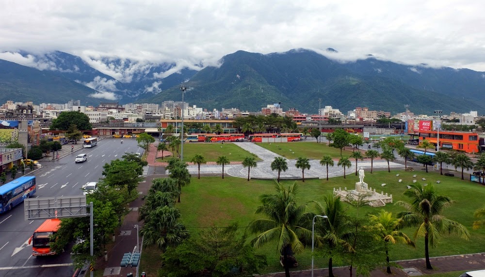 Area stasiun di Hualien City, Taiwan