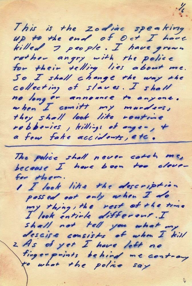 The Zodiac Killer Letters: The Zodiac Killer Letters