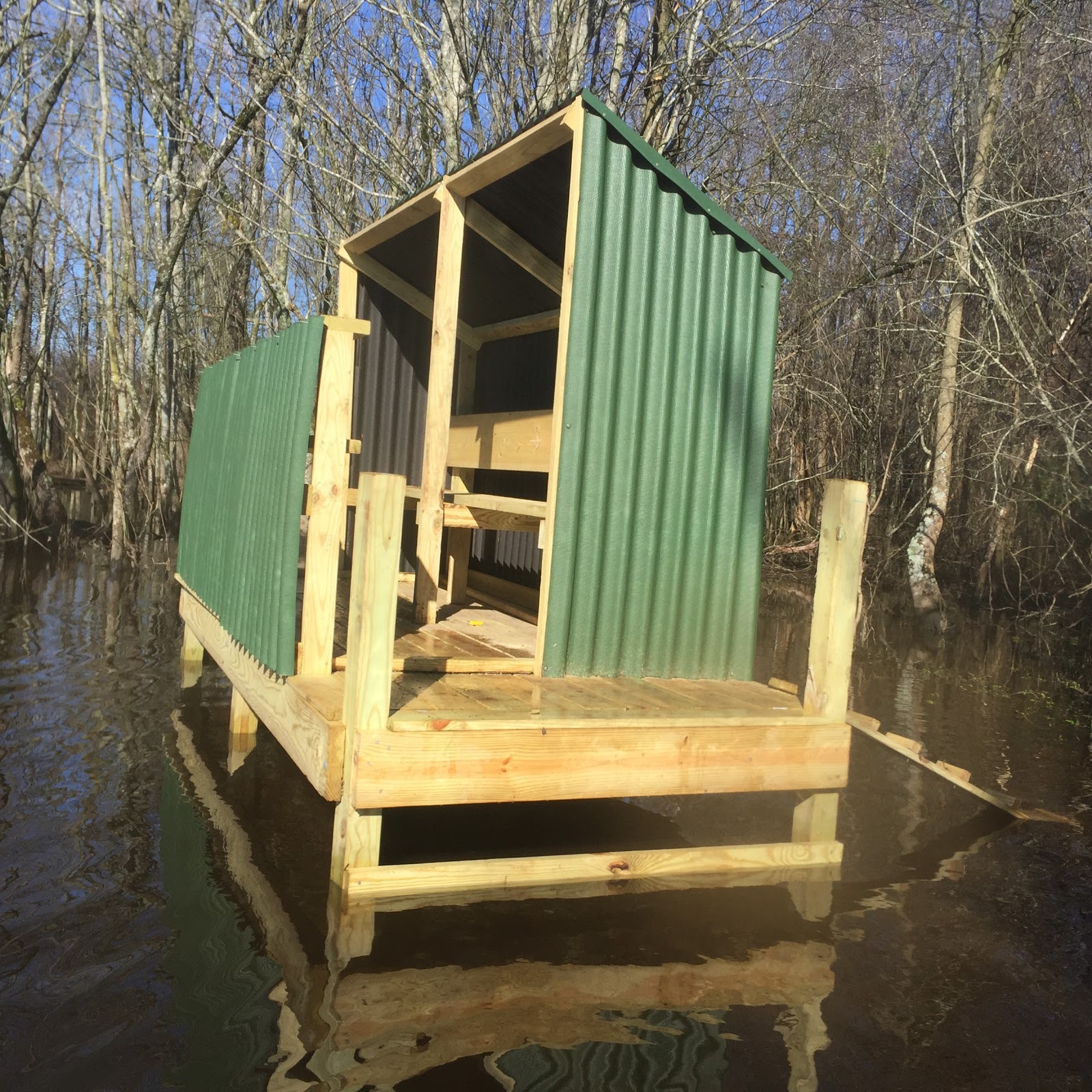 Bear Creek Plantation: NC Swamp Duck Blind Design Cadillac