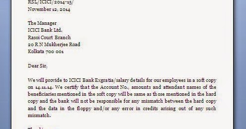 Responsibility letter for employee picture