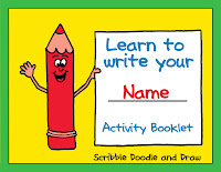 Learn to write your name printable booklet