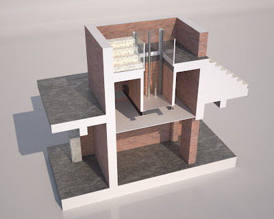 EM arquitectos: Rehabilitación integral e instalación de ascensor · C
