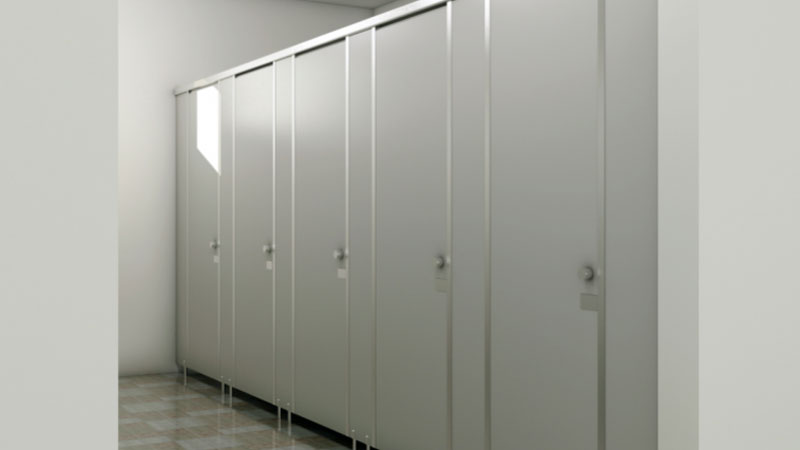 Types of Phenolic Toilet Cubicle