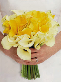 Yellow Wedding Flowers Details