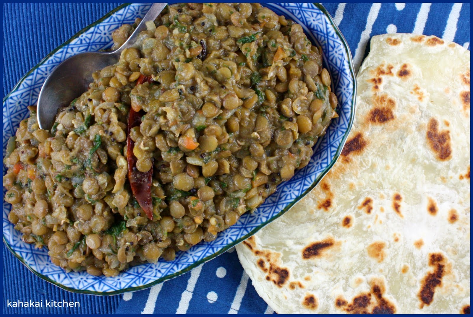 Kahakai Kitchen: Whole Green Lentils with Cilantro and Mint (Sabul