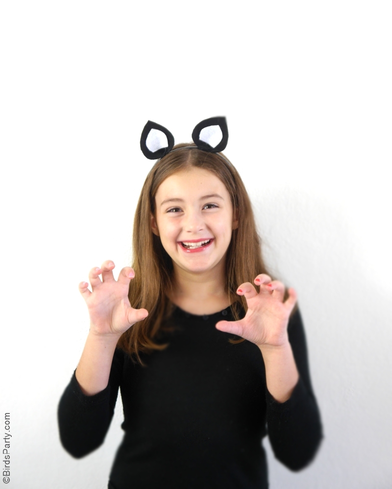 DIY Animal Ear Headbands for Halloween - Party Ideas | Party Printables Blog