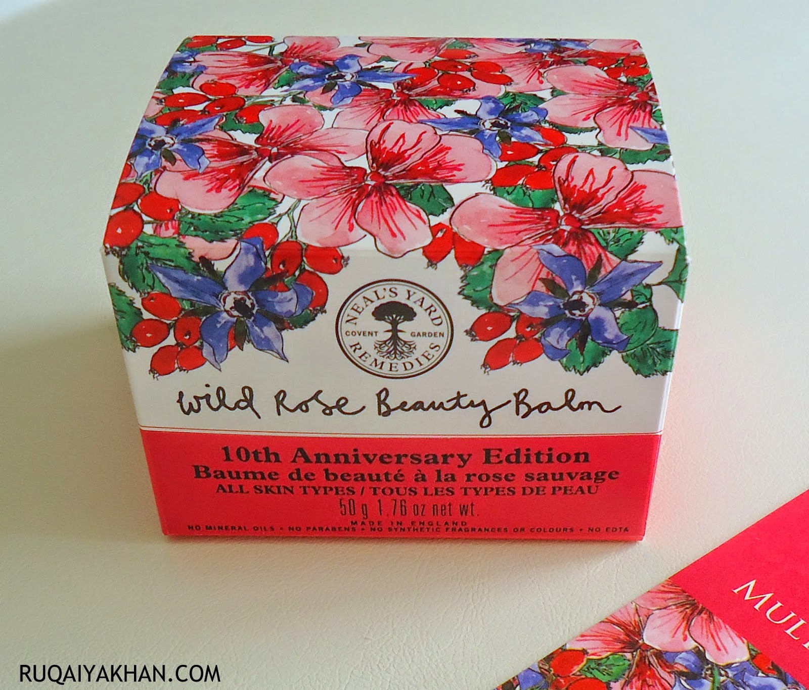 Ruqaiya Khan Neal's Yard Remedies Wild Rose Beauty Balm Review