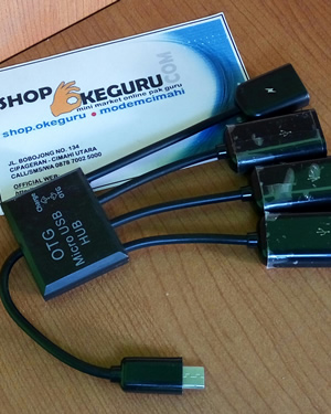 Micro USB OTG Hub 4 in 1 Kabel Data & Charge Micro USB OTG Hub 4 in 1 Kabel Data & Charge