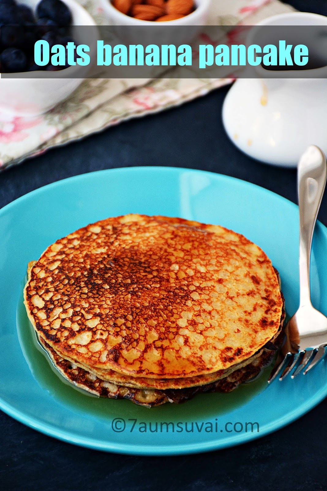 Oats banana pancake / Oats pancake / Quick breakfast recipes/ Recipes