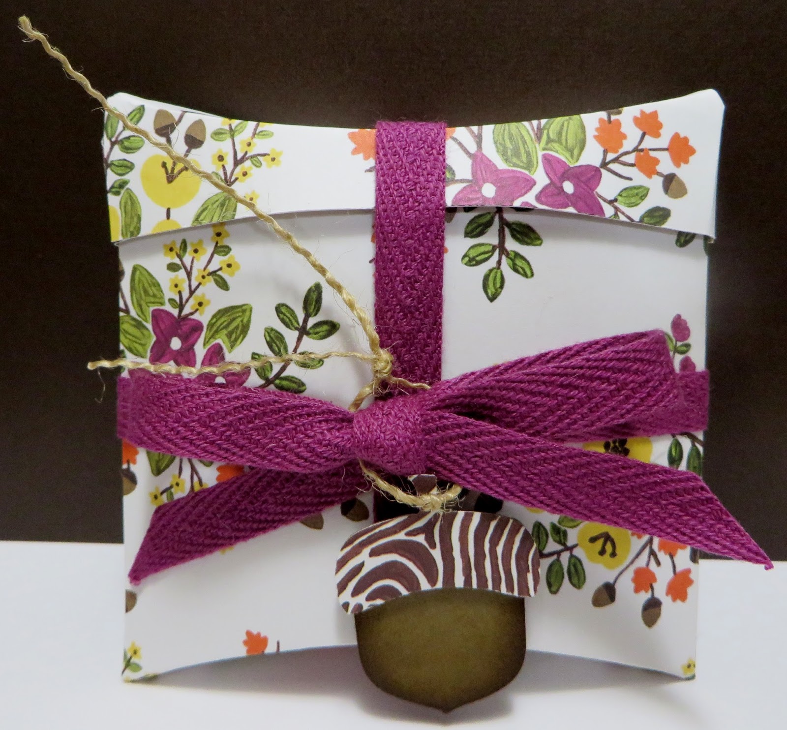 Lynn's Locker Another Stampin' Up Square Pillow Box Treat/Card Holder