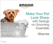 Amazon Make your pet look sharp with savings on grooming essentials, shop now.