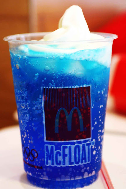 Blueberry McFloat Smurfs 2 Drink McDonald's 2013