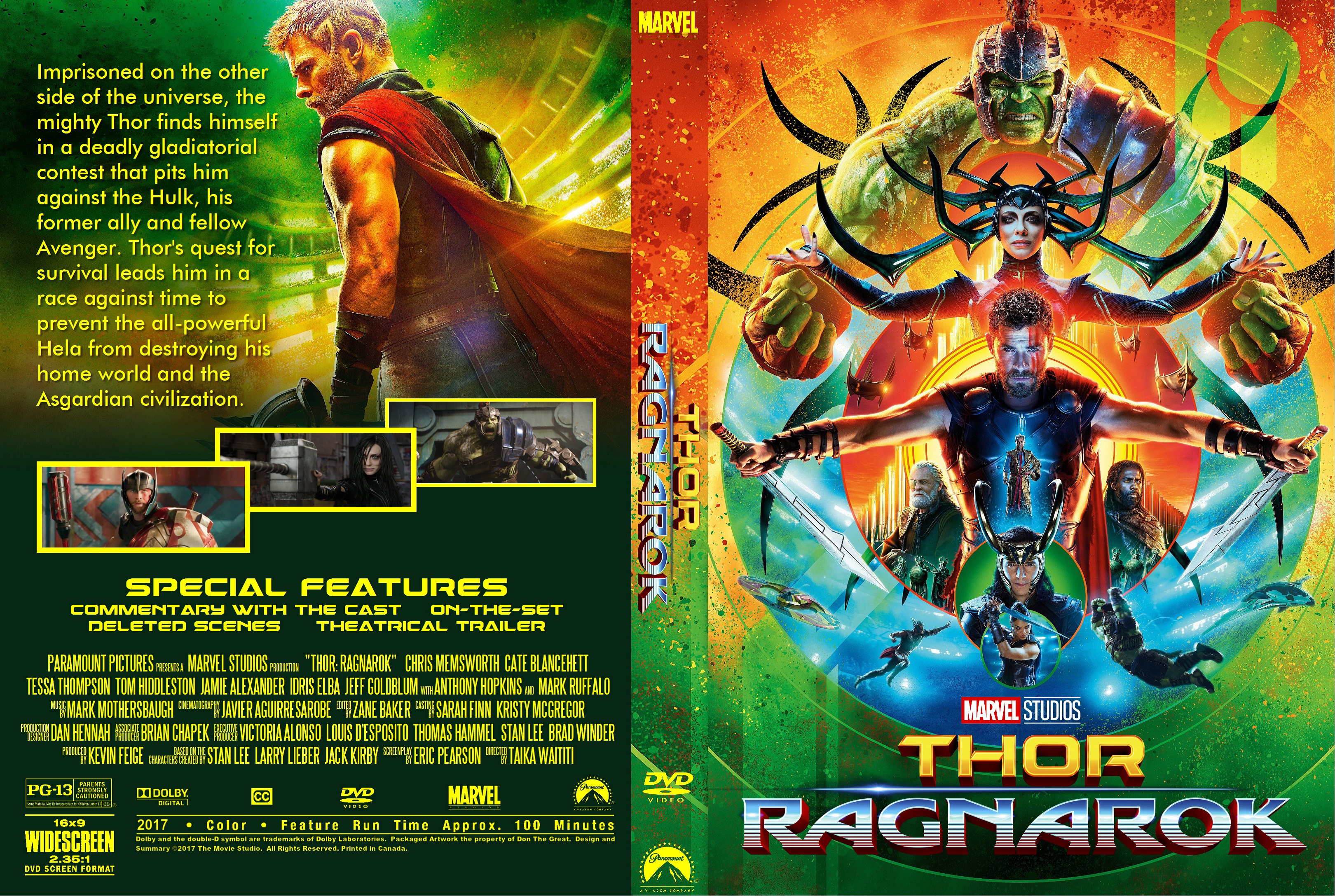 Thor Ragnarok Dvd