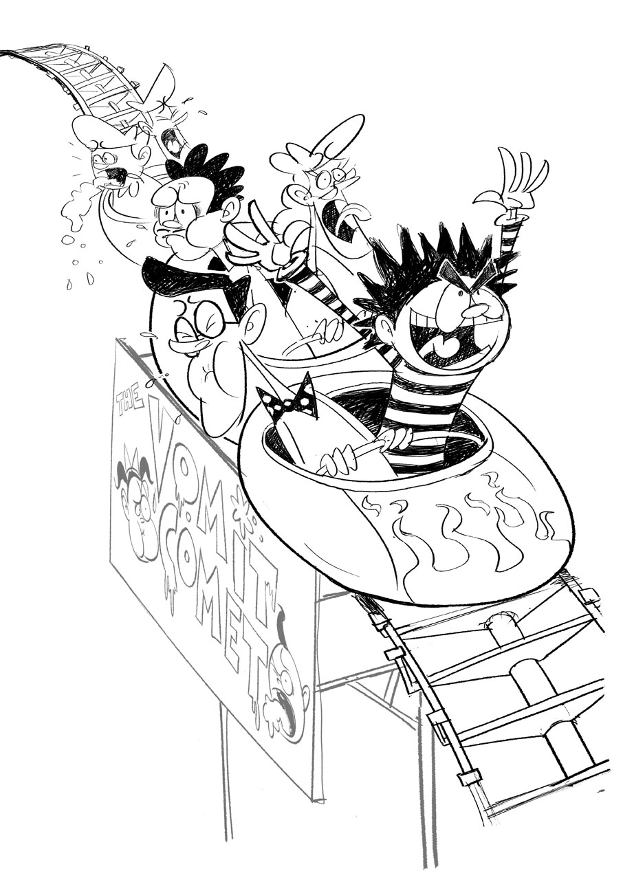 Dennis The Menace Coloring Pages Coloring Pages