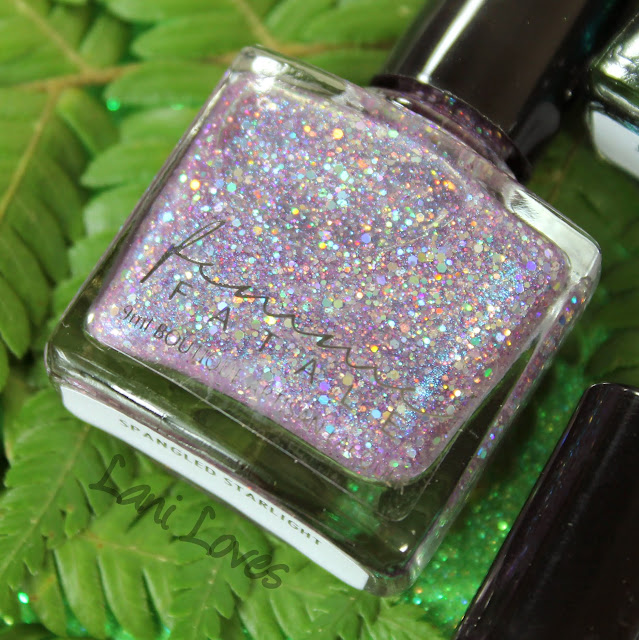 Femme Fatale Cosmetics Spangled Starlight nail polish Swatches & Review