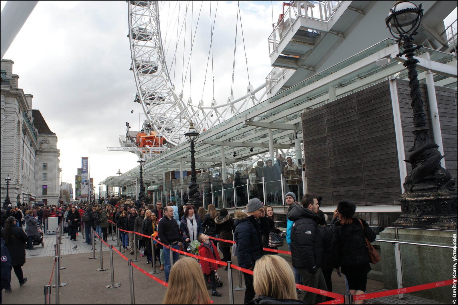 Очередь на London Eye.