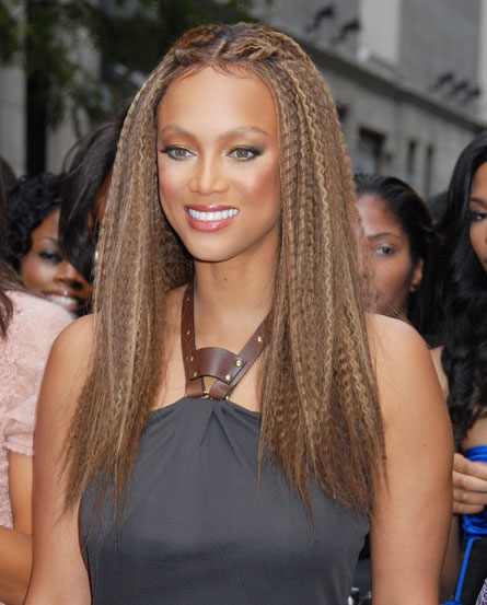Beautyklove: No heat crimped hair tutorial Inspired by Tyra Banks ...