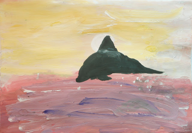 интуитивное рисование, Настин дельфин