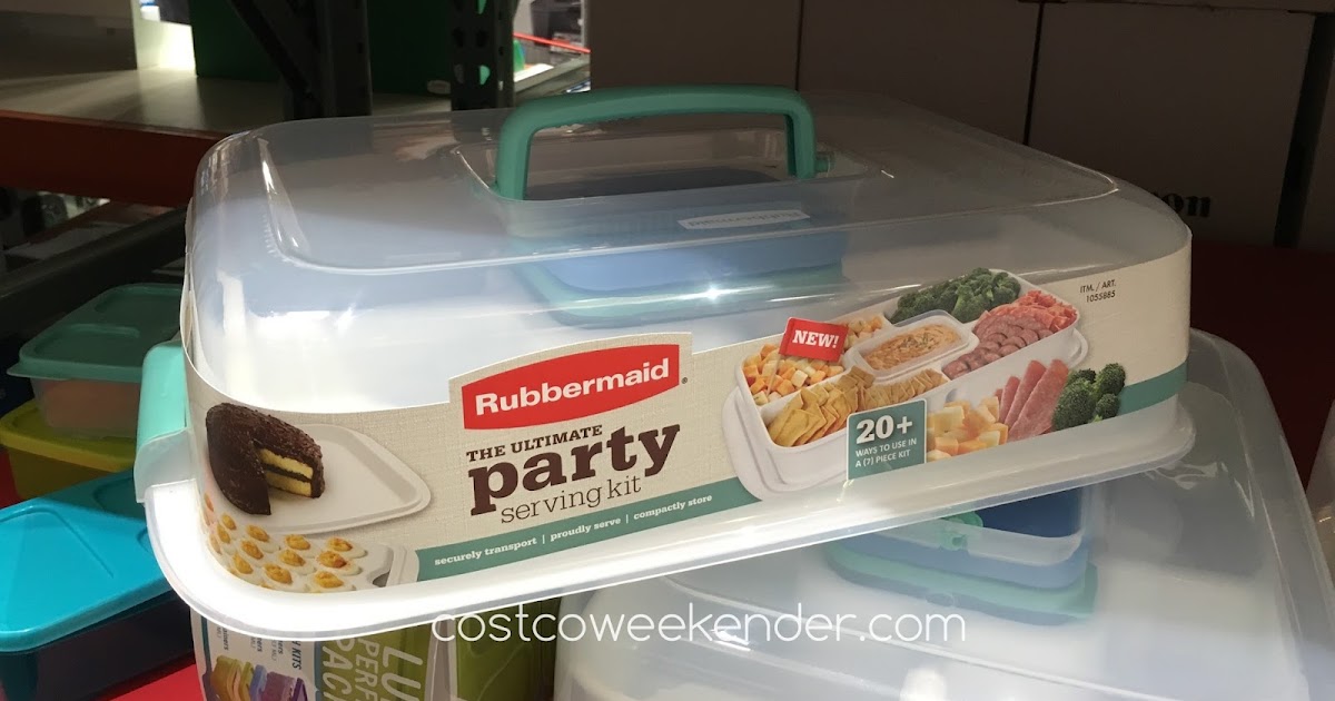 Rubbermaid The Ultimate Party Serving Kit Costco Weekender