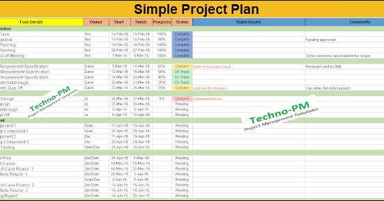 project management timeline template excel