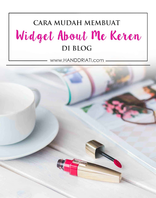 Cara Mudah Membuat Widget About Me Keren di Blog