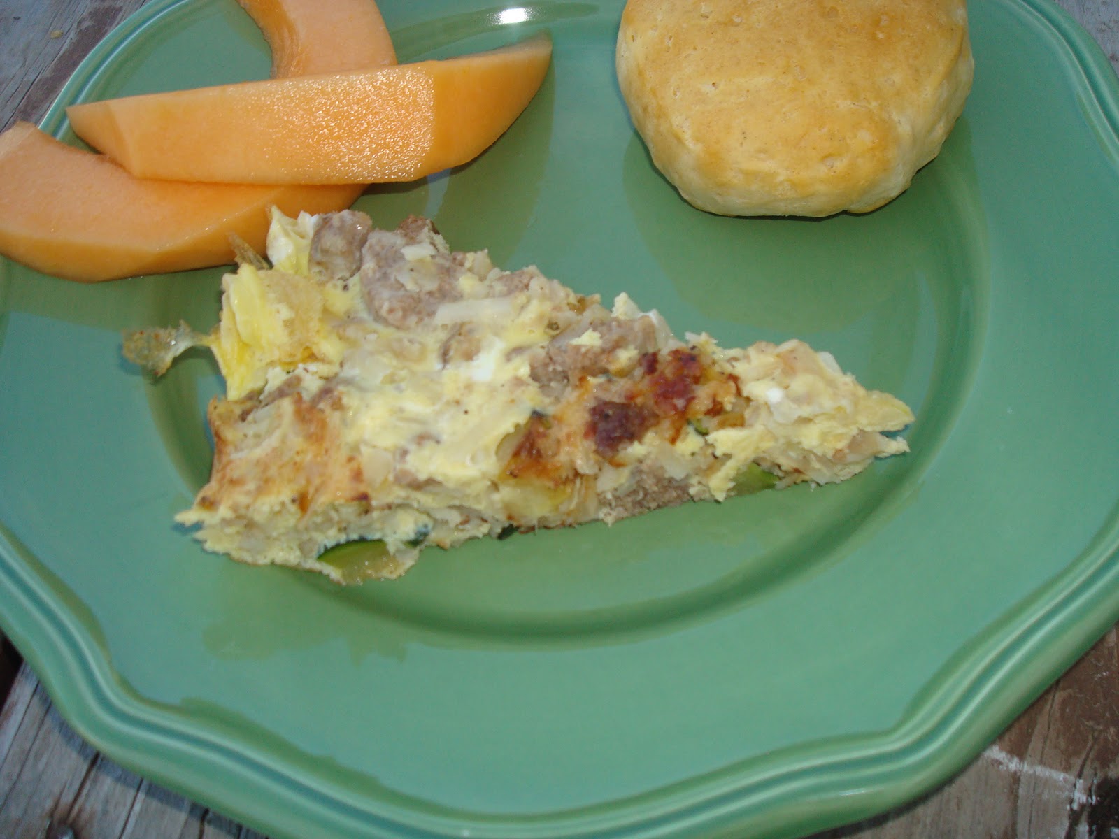 menu managed Sausage Zucchini Frittata