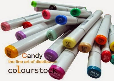 Candy copic markers