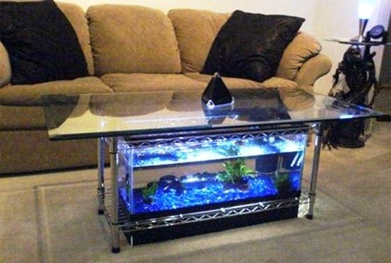  35 contoh model dan harga  meja  tamu aquarium  unik dari 