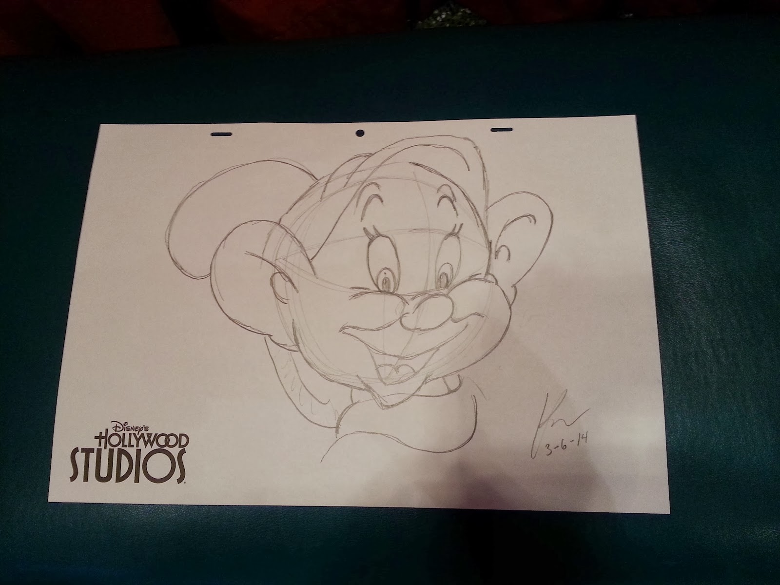 Kenventures to Disney Learn How To Draw Dopey at the Animation