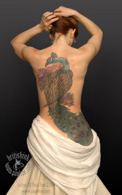 peacock tattoo gallery