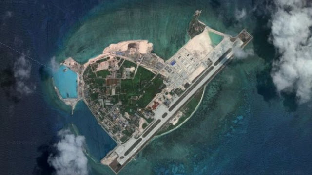 Sengketa Laut China Selatan : China Membom Darat Di Pulau