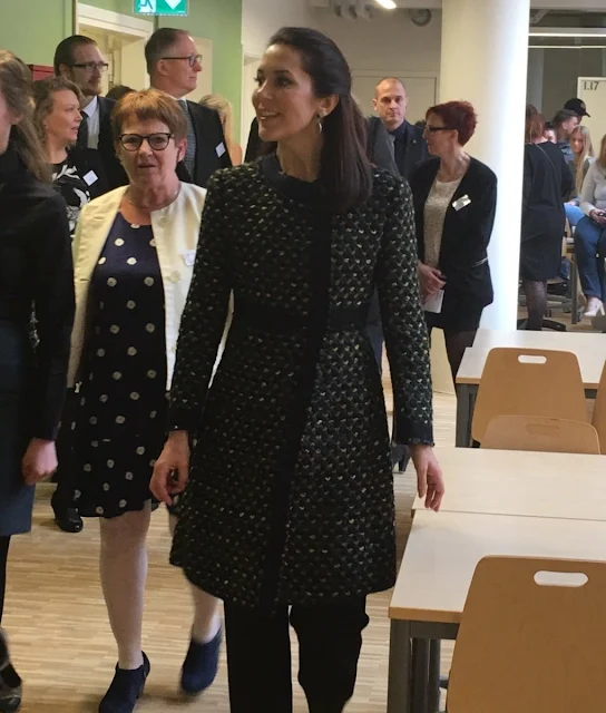 Crown Princess Mary of Denmark opened a new social and health school (Sopu-school) in Vesterbro