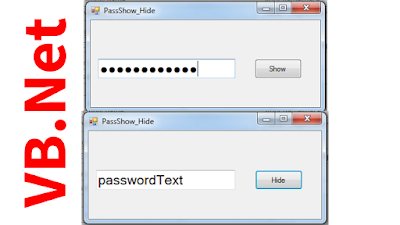 visual basic.net show and hide password text