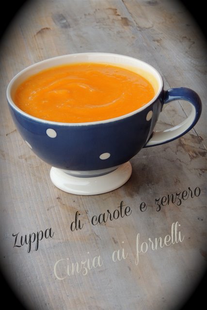 zuppa carote zenzero ricetta bimby