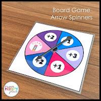  Black Board Game Spinner Arrows