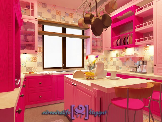 Airaniez S Life Design Dapur Merah Jambu Pink Kitchen Saya Perlu Explore Jenis Rak Atau Shelves Clic Hood Dan Pintu Kabinet Yang Sesuai Untuk Design Dapur Tersebut