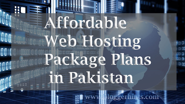 Affordable Web Hosting Package in Pakistan