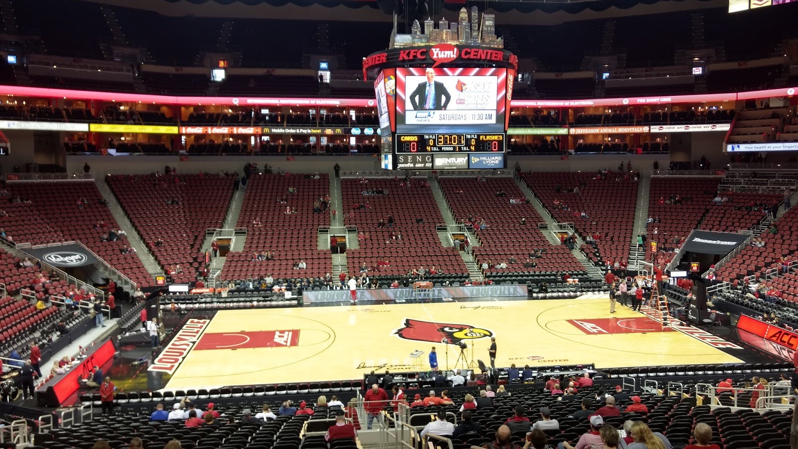 Scolin S Sports Venues Visited 281 Kfc Yum Center Louisville Ky