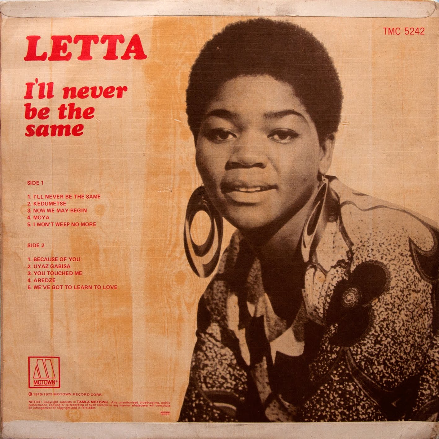 ElectricJive The lost Letta Mbulu Album I ll Never Be The Same 