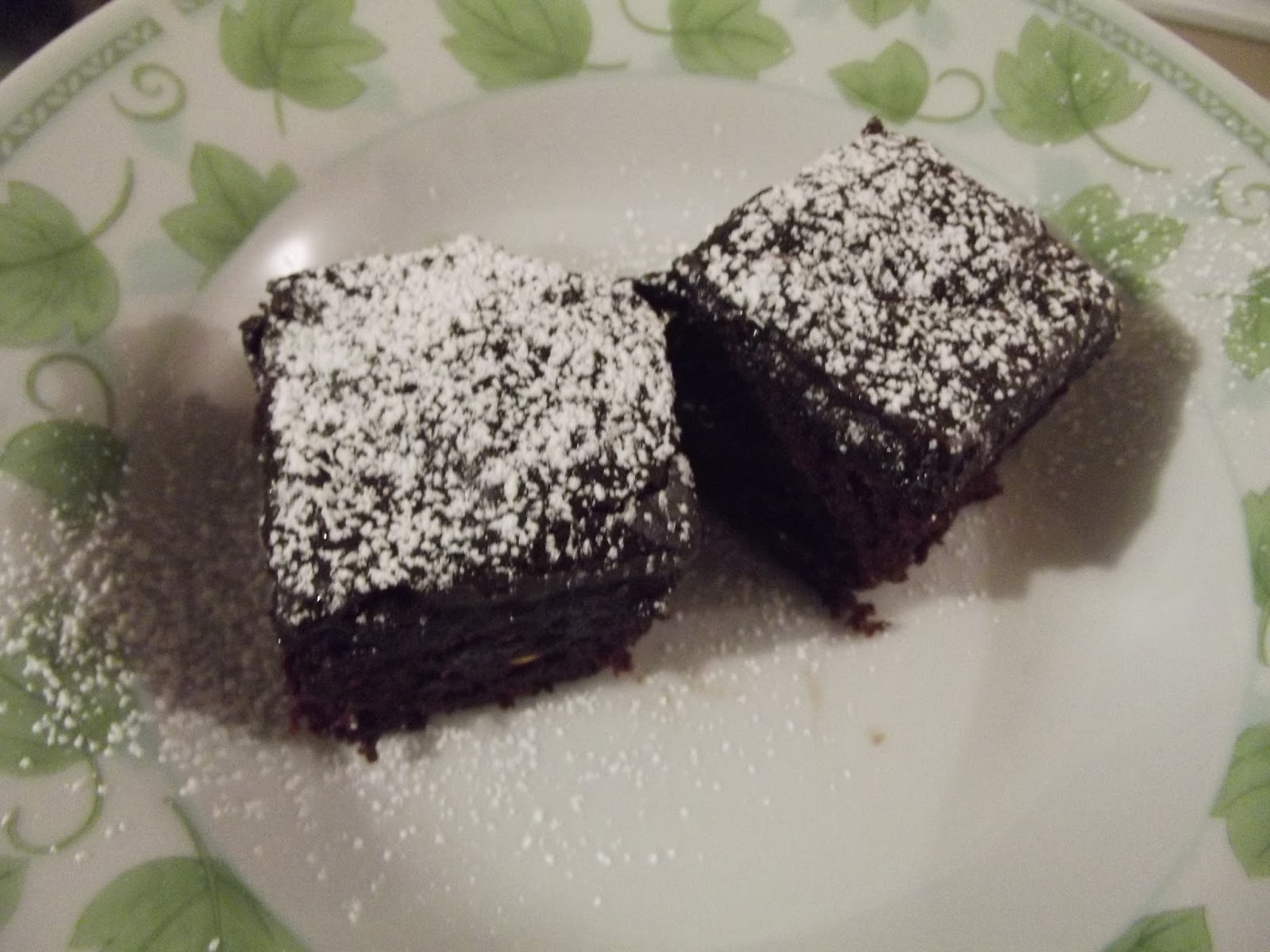 Dans la cuisine d'Hada Brownies au chocolat et au zucchini