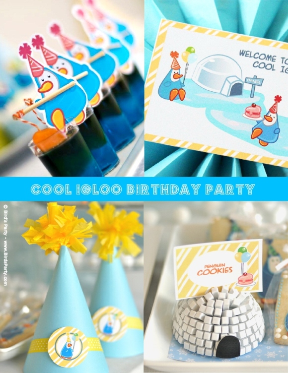 A Penguin Frozen Igloo Birthday Party