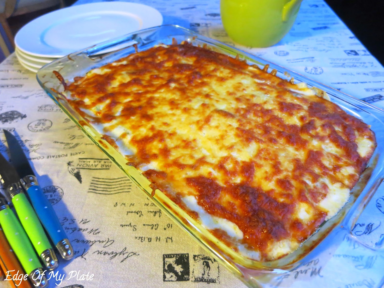 Salmon, Leek and Asparagus Lasagne