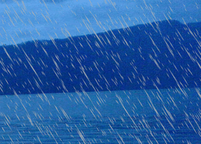 Gambar Animasi Hujan di Laut Foto Galau 