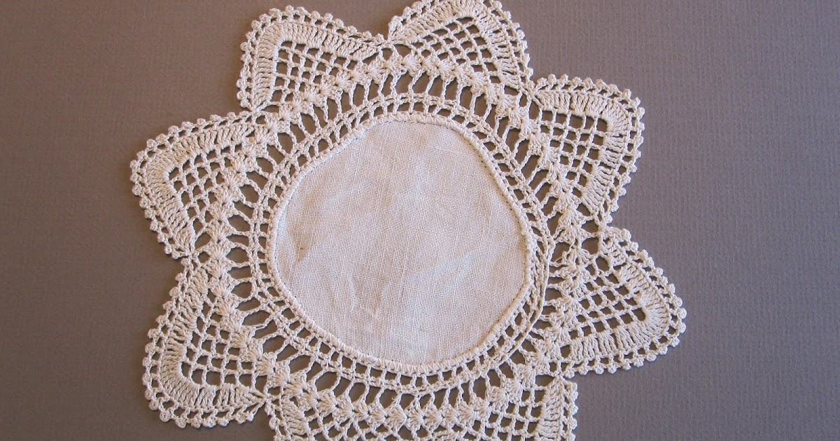 The Vandersall Attic Item 21 Star shaped lace doily