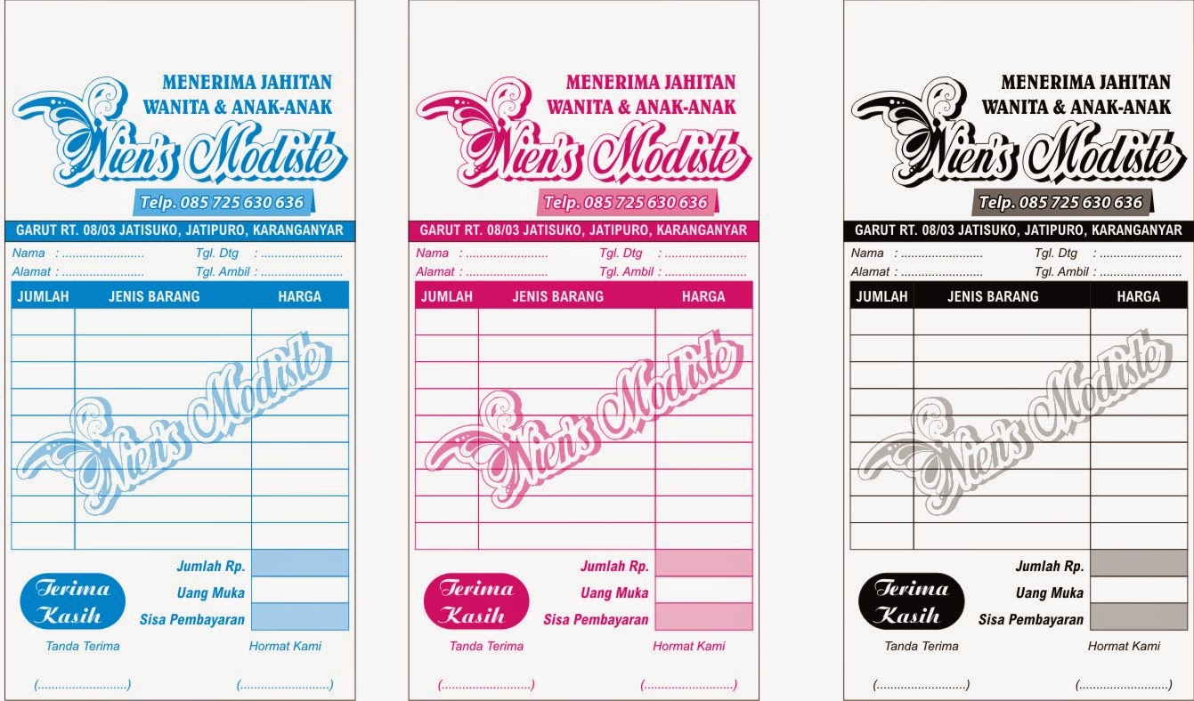 Contoh Kwitansi Rumah Makan Contoh LBE